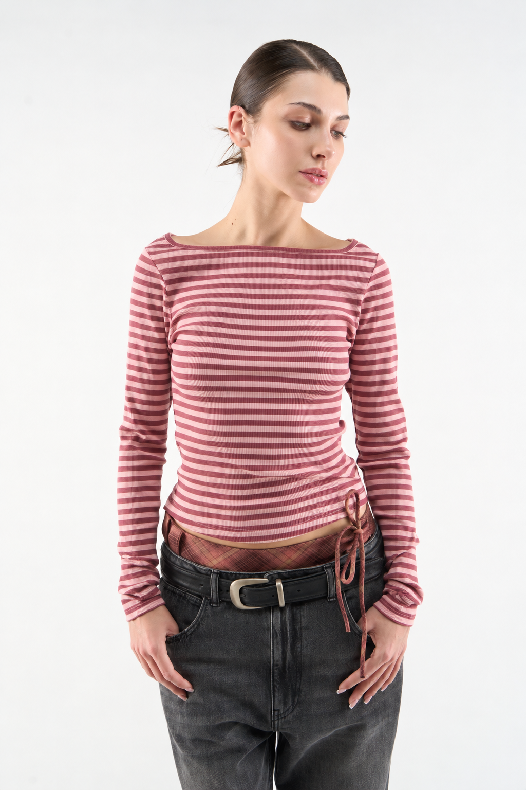Nat Pink Stripes Longsleeve - 1