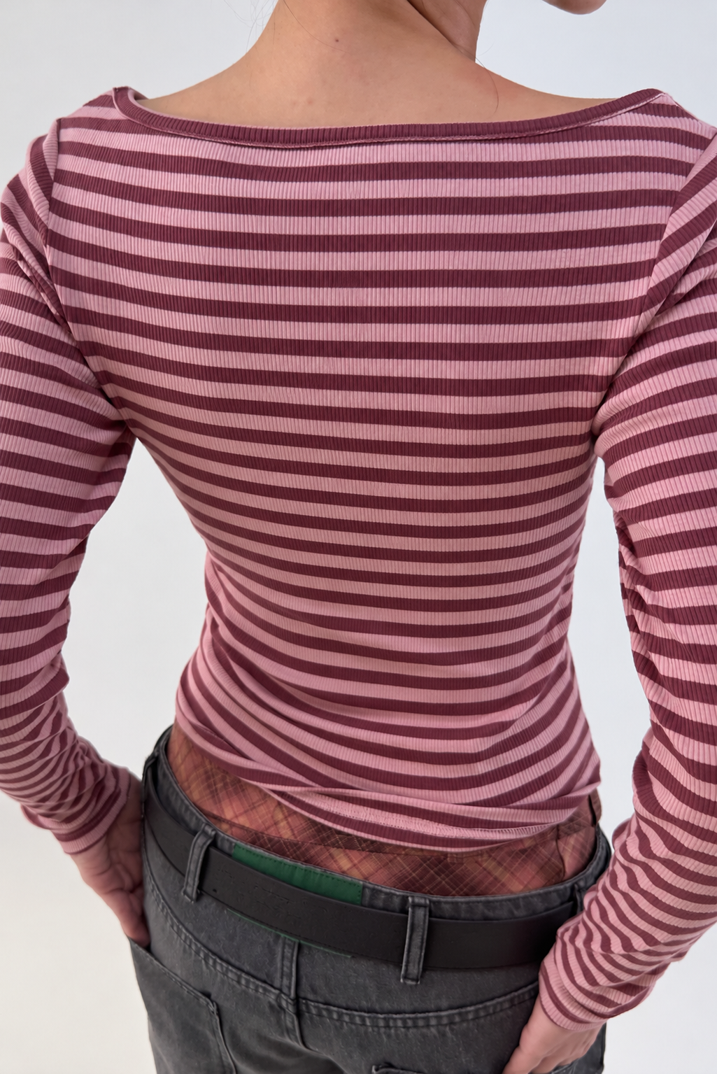 Nat Pink Stripes Longsleeve - 3