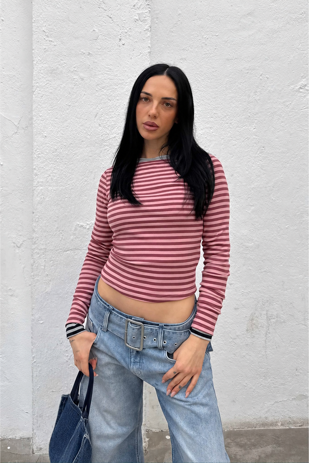 Nat Pink Stripes Longsleeve - 4