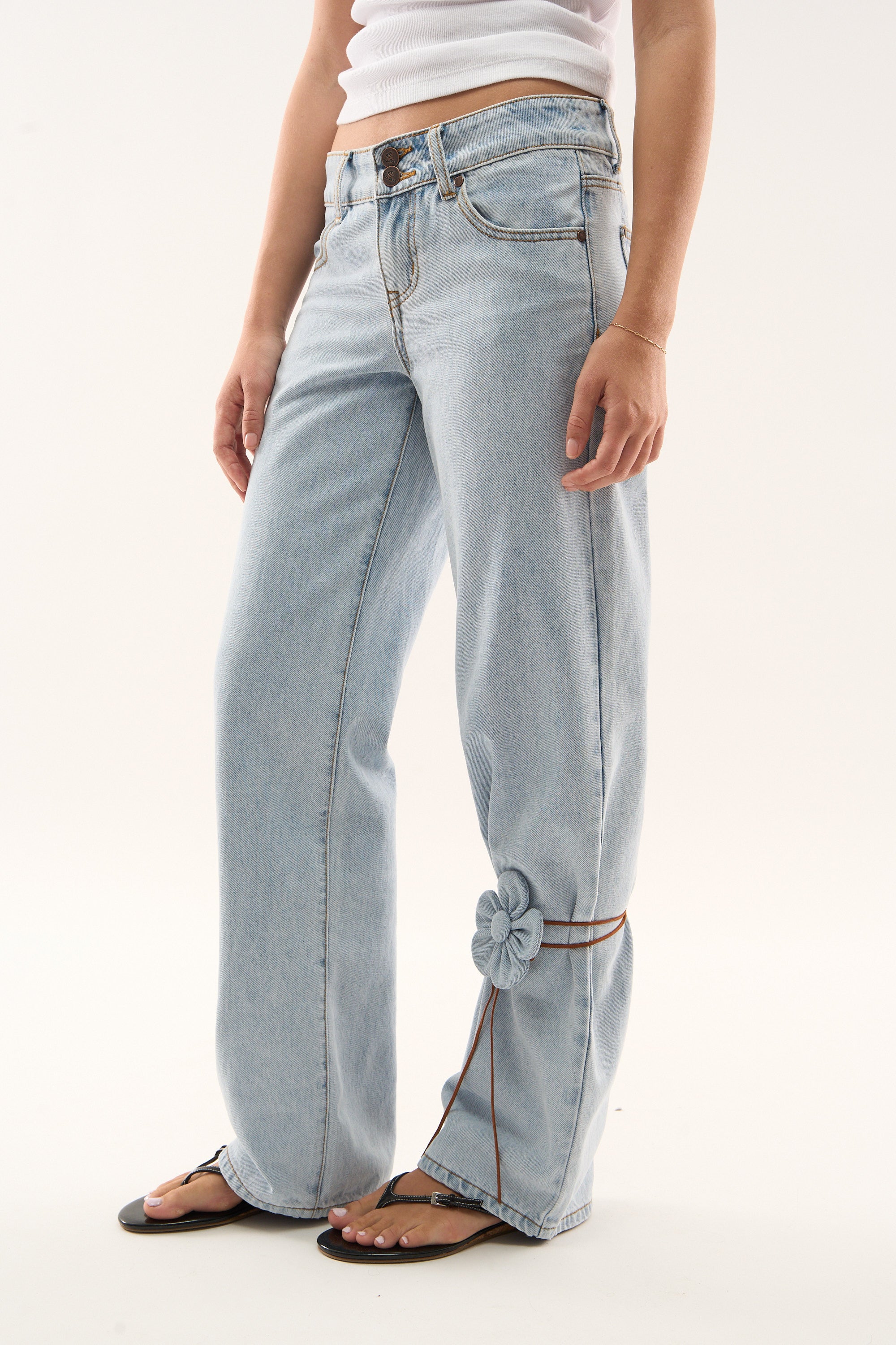 Marine Light Blue Pants - 5