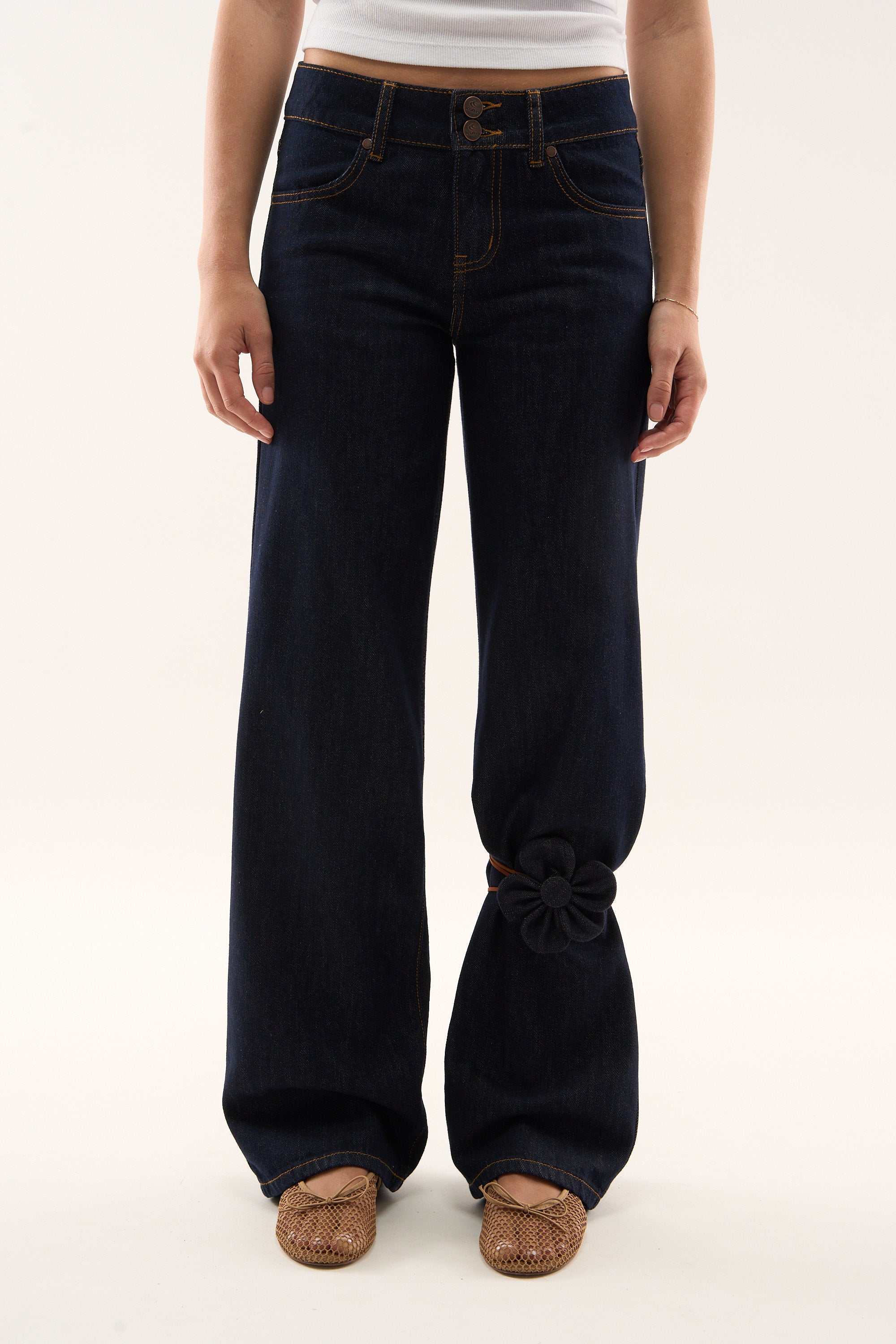 Marine Dark Blue Pants - 8
