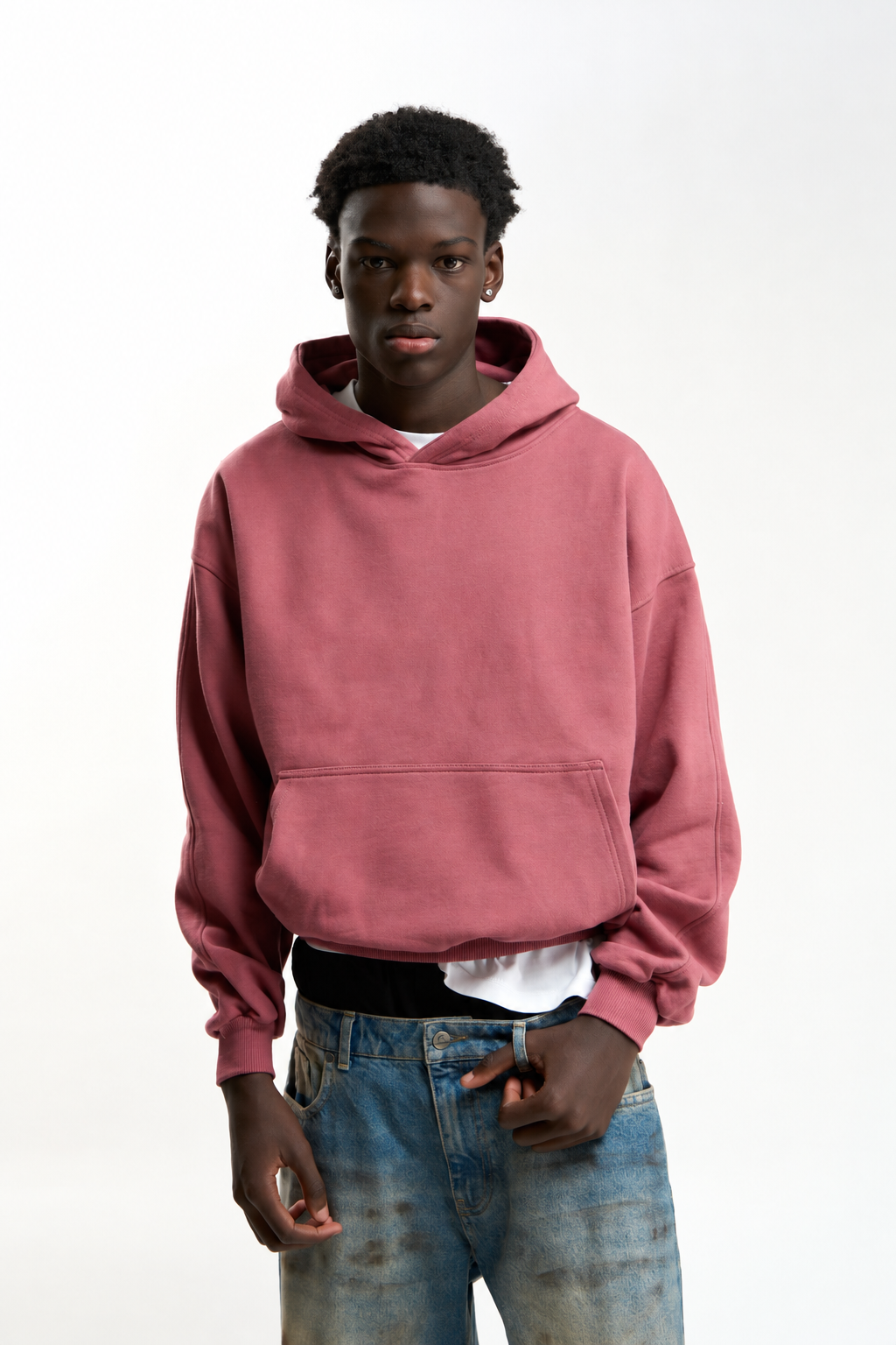 Sign Burgundy Hoodie - 3