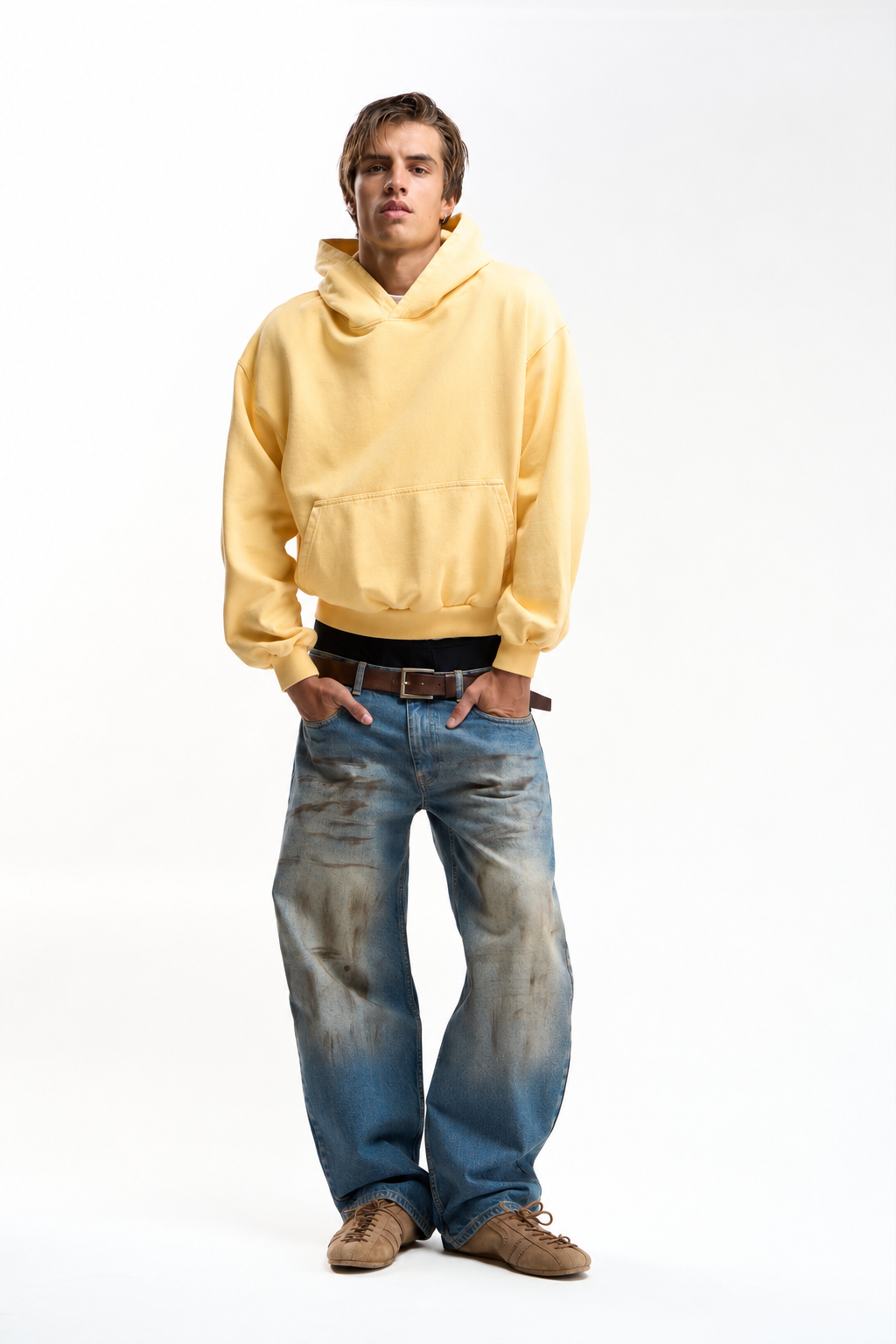 Raw Yellow Hoodie - 2