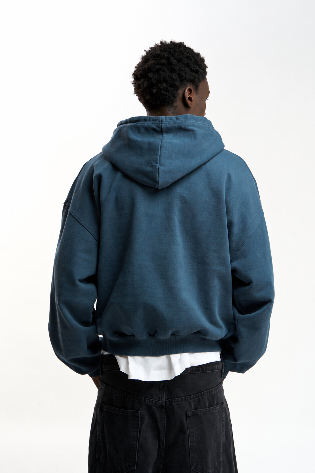 Raw Blue Hoodie - 3