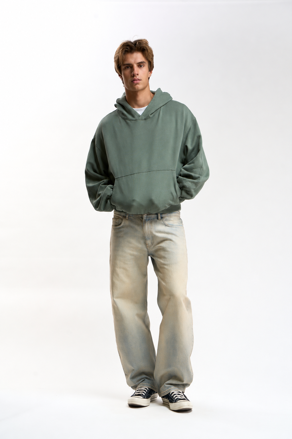 Raw Green Hoodie - 2