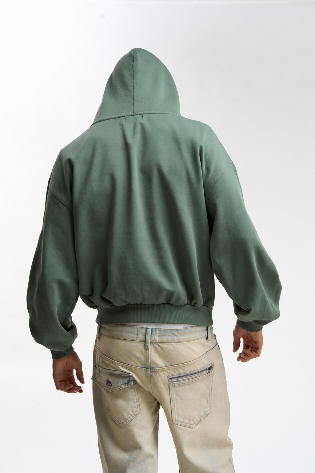 Raw Green Hoodie - 3