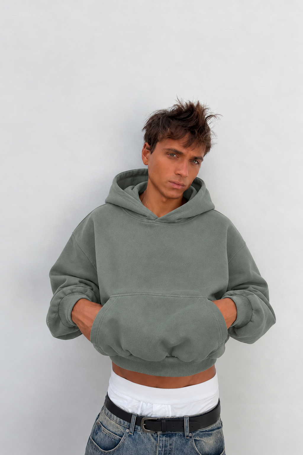 Raw Green Hoodie - 4