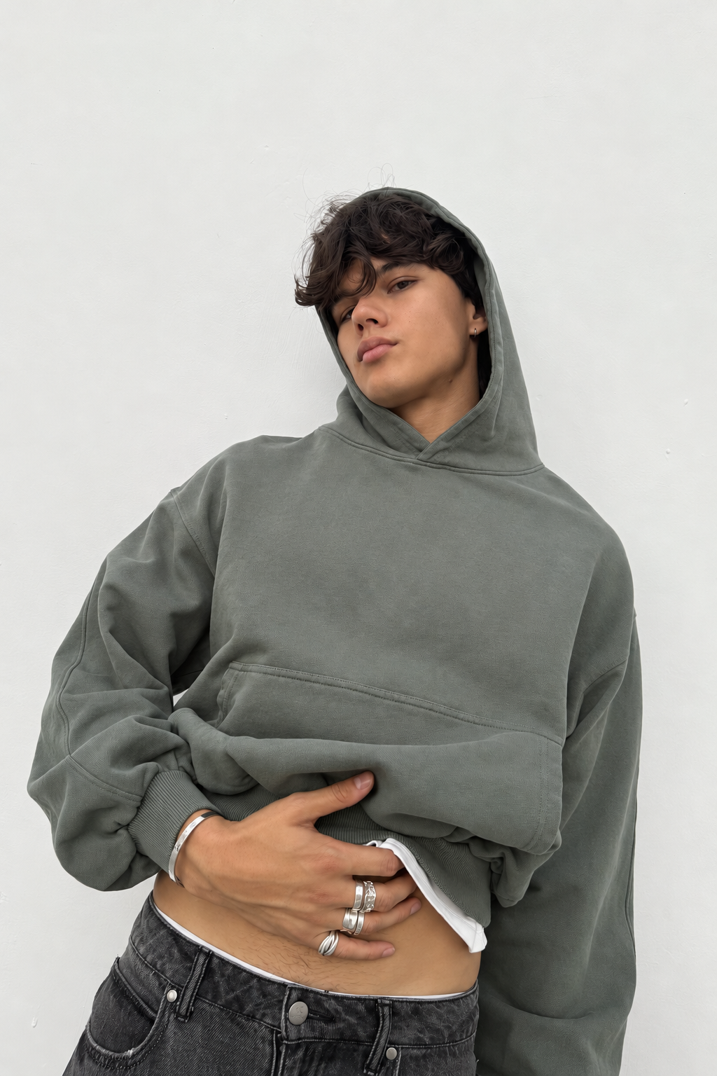 Raw Green Hoodie - 5