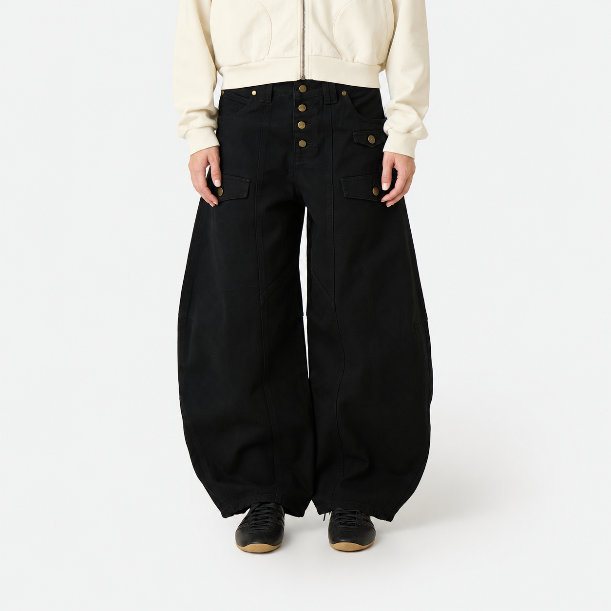 Palais Black Denim Pants