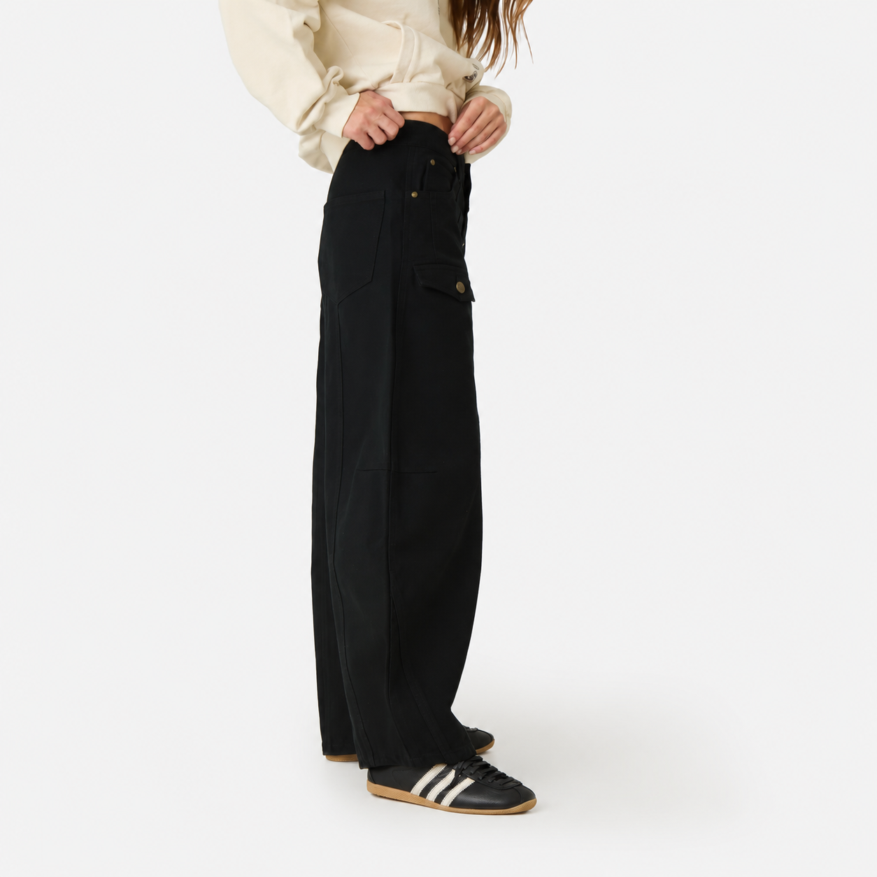 Palais Black Denim Pants
