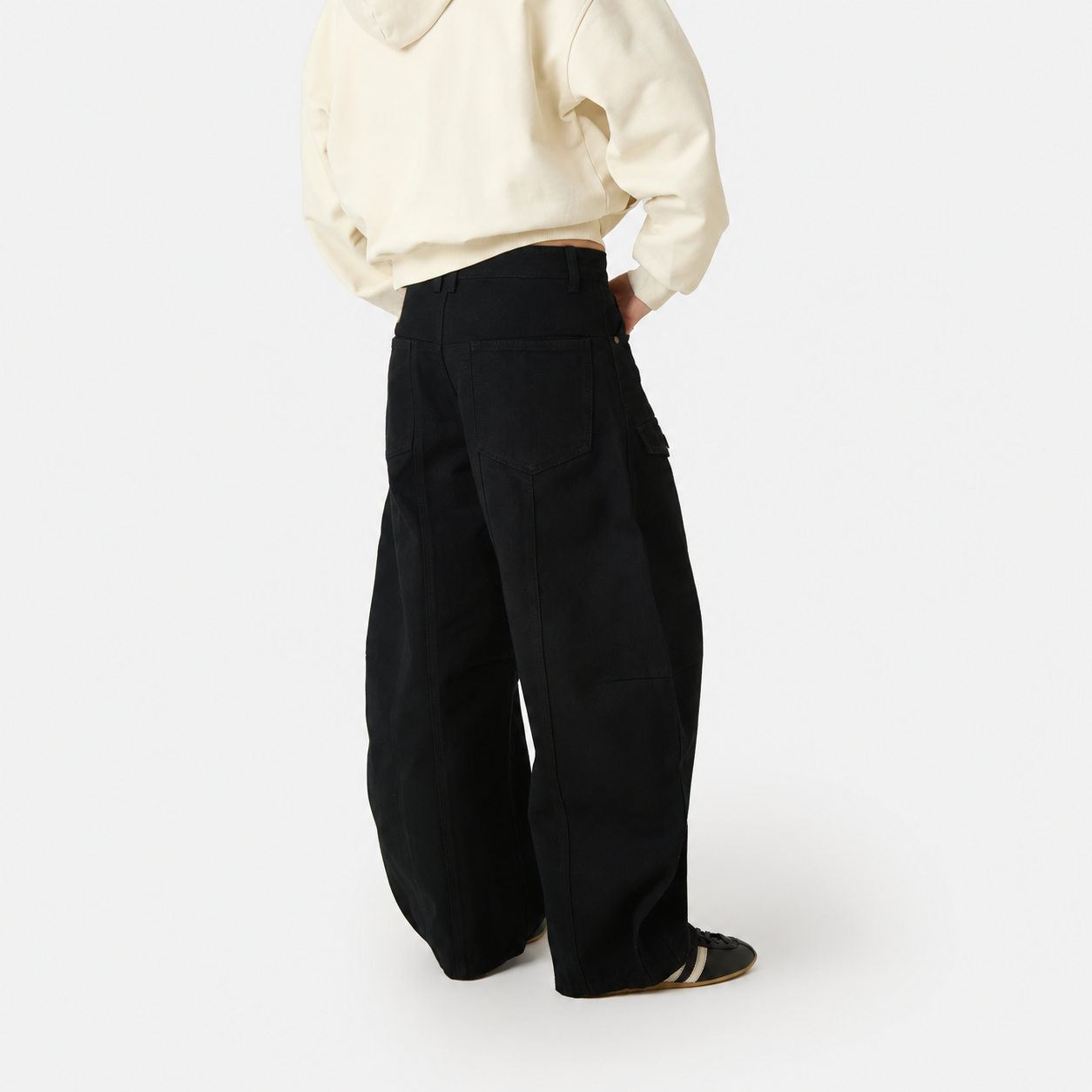 Palais Black Denim Pants