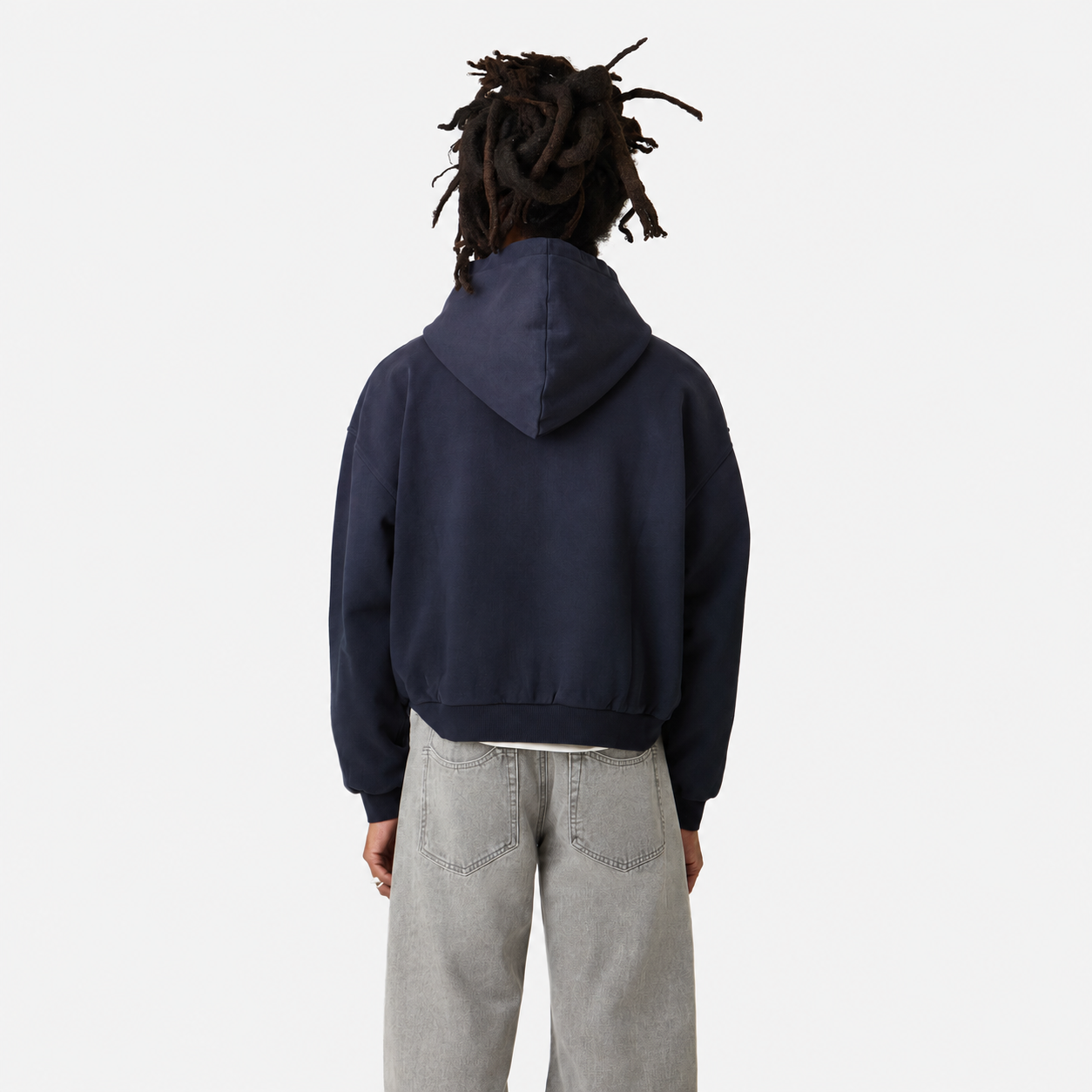 Morgan Grey Balloon Denim Pants