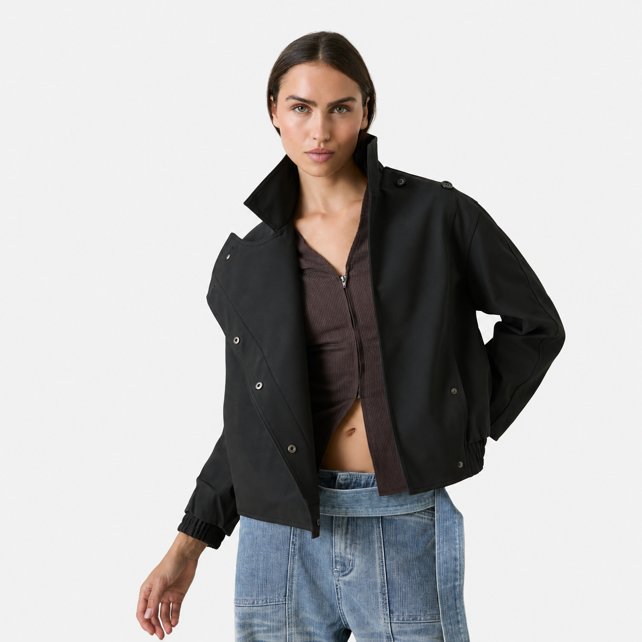 Medie Shadow Suede Jacket