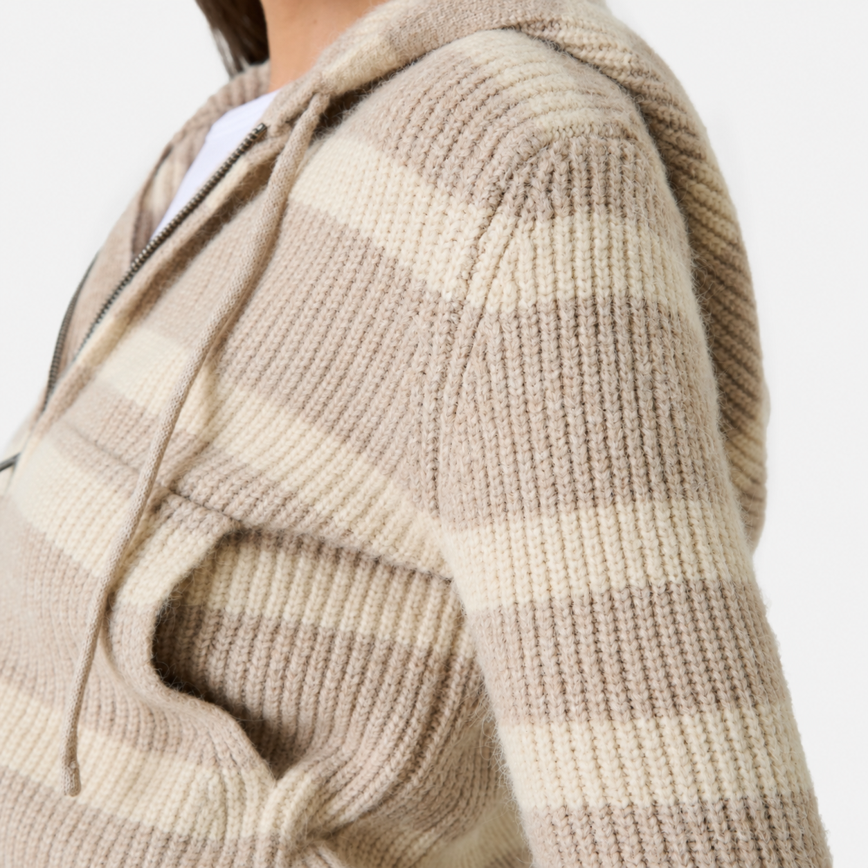 Cala Striped Zipper Knit