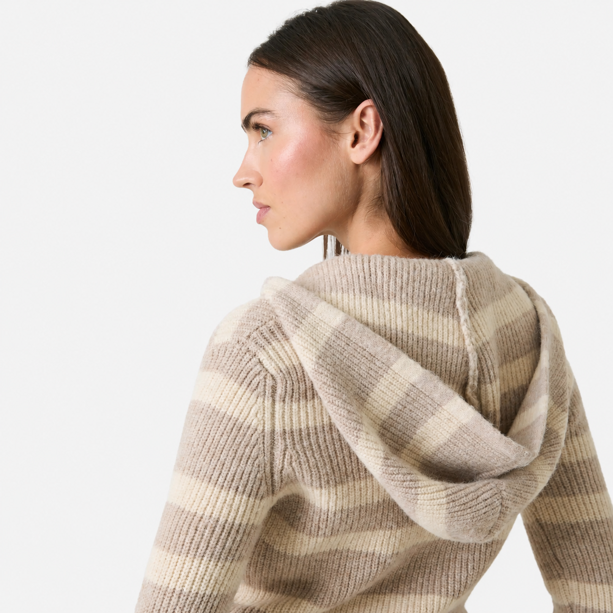 Cala Striped Zipper Knit