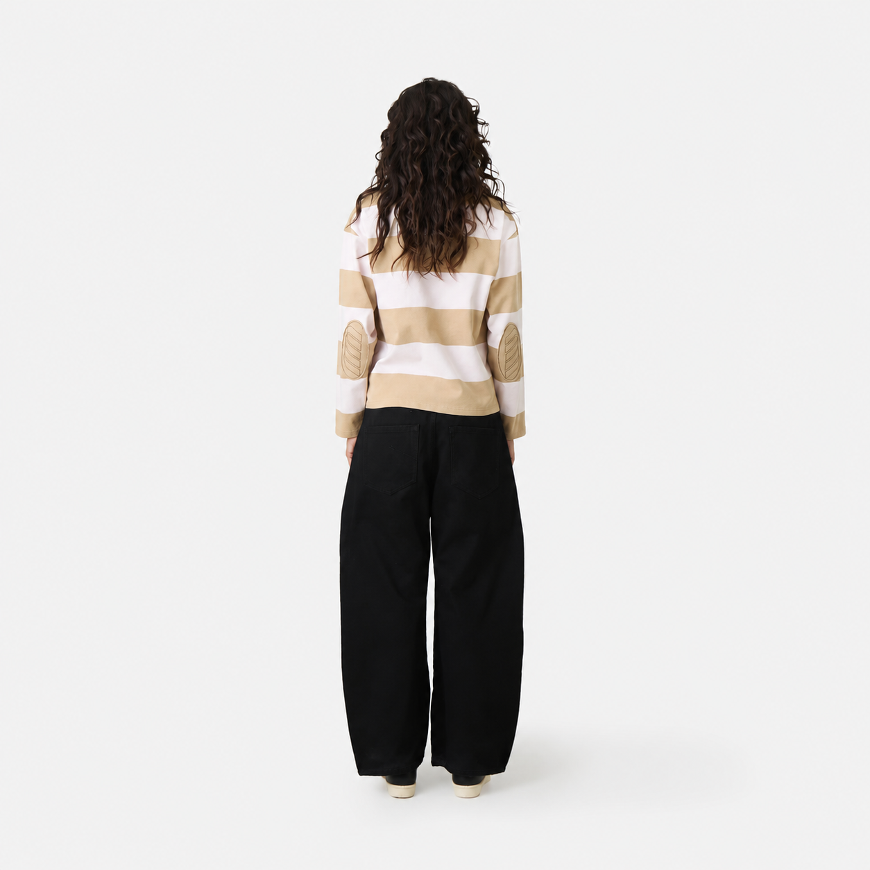 Button Black Pants
