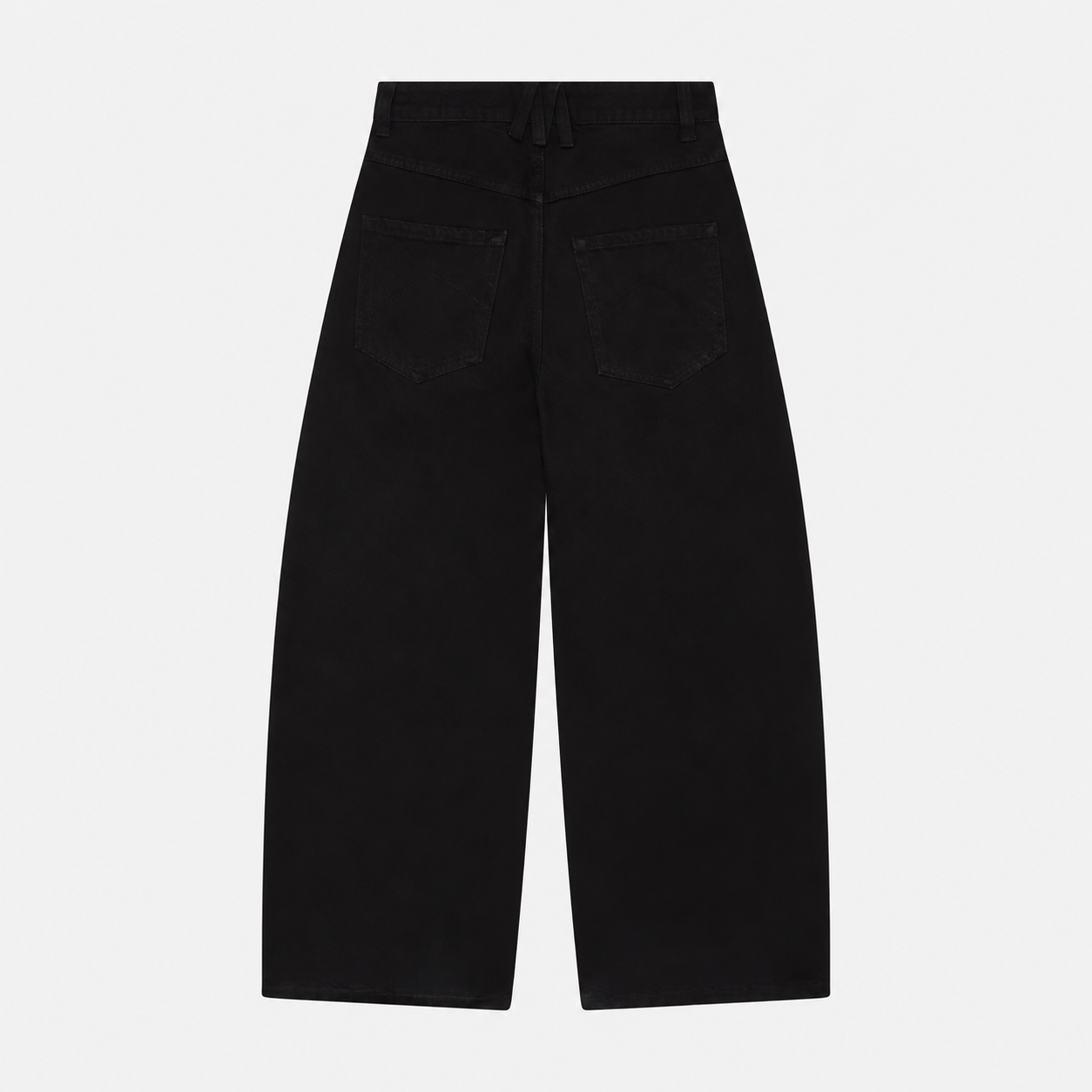 Button Black Pants