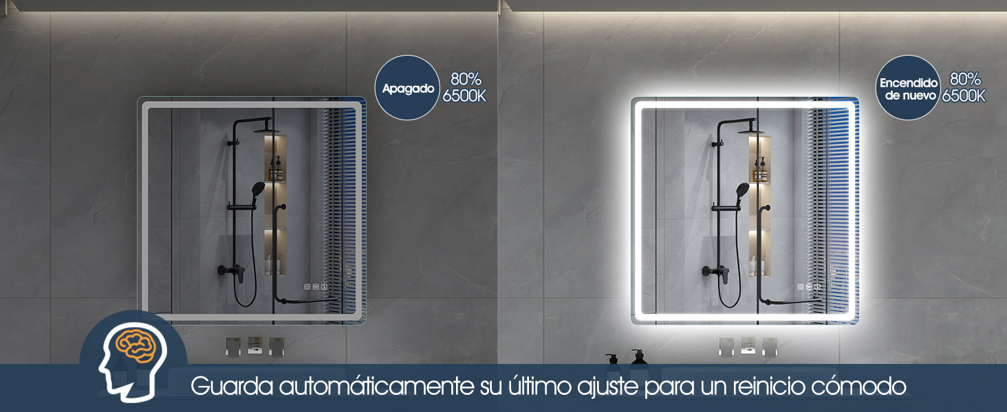 S'bagno espejo baño con luz; espejo baño led; espejos de baño con led; espejo de baño con luz