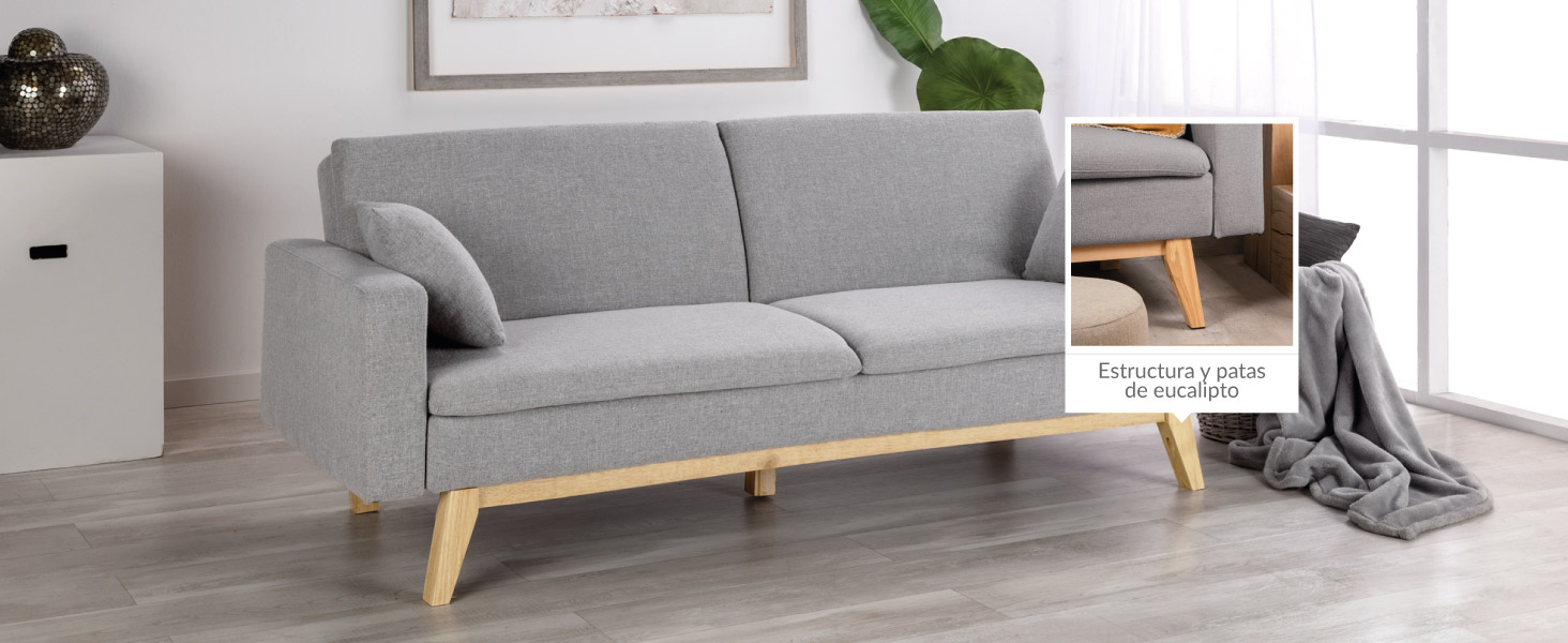 sofa cama matrimonio, sofa cama 3 plazas, sofa cama tres plazas, sofa cama tela, sofa cama clic clac