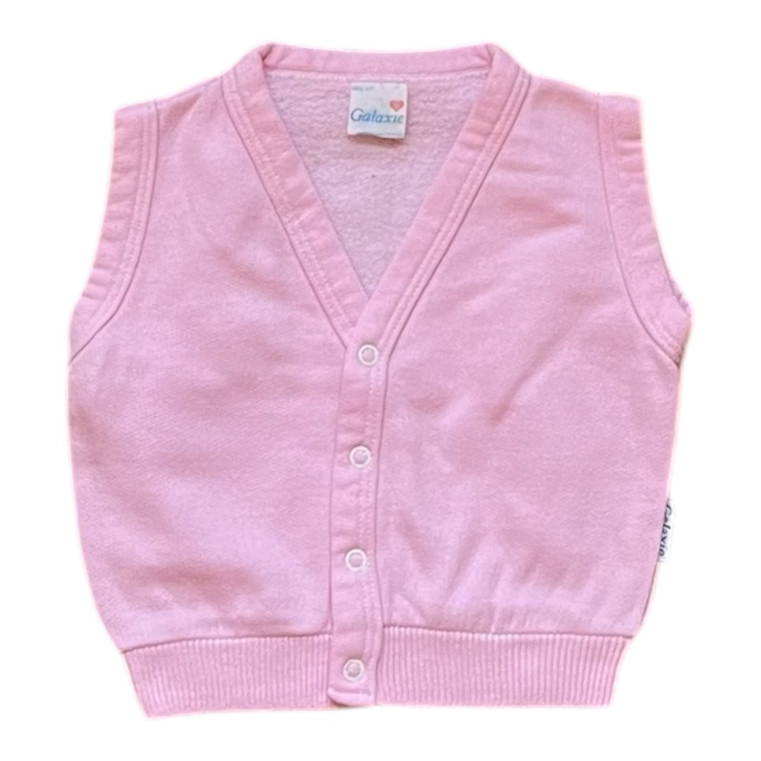 6M - Gilet rose sans manches