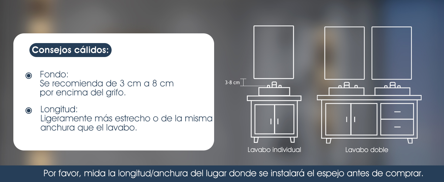 S'bagno espejo baño con luz; espejo baño led; espejos de baño con led; espejo de baño con luz