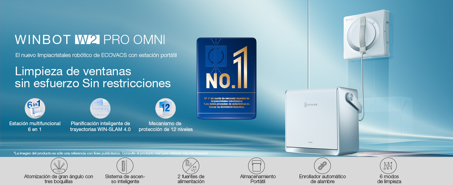 ECOVACS WINBOT Robot limpiacristales