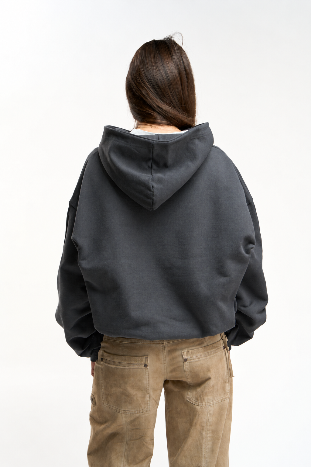 Charcoal Relaxed Hoodie