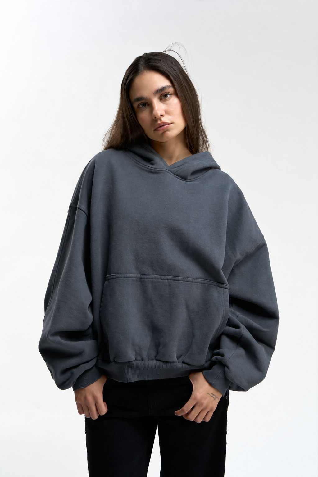 Charcoal Pullover Hoodie