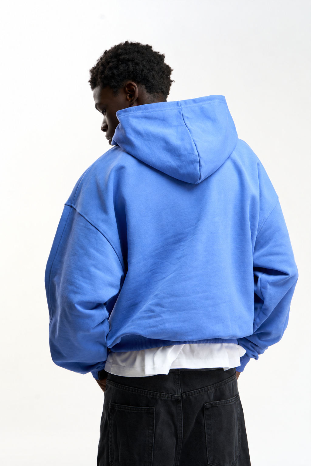 Blue Relaxed Hoodie