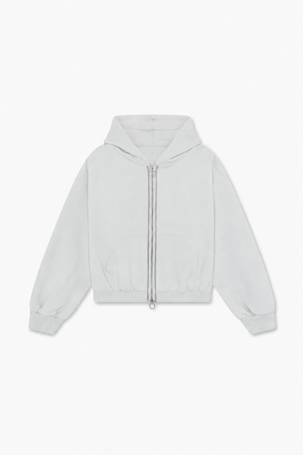 Grey Zip Hoodie