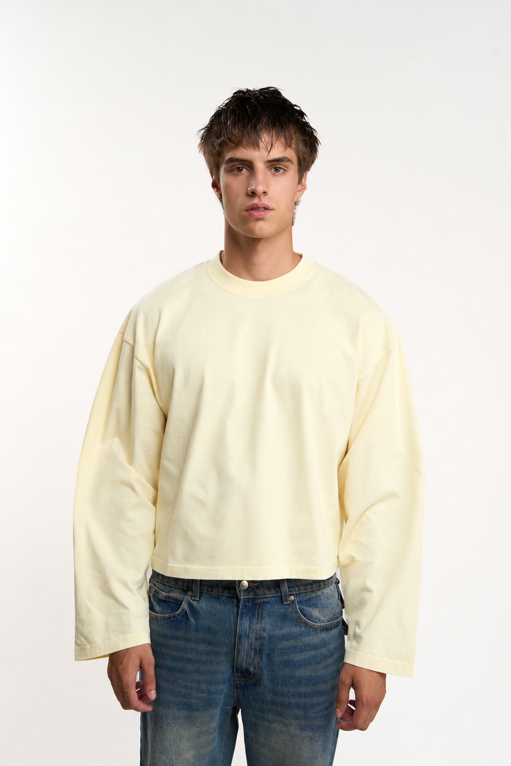 Yellow Long Sleeve Top
