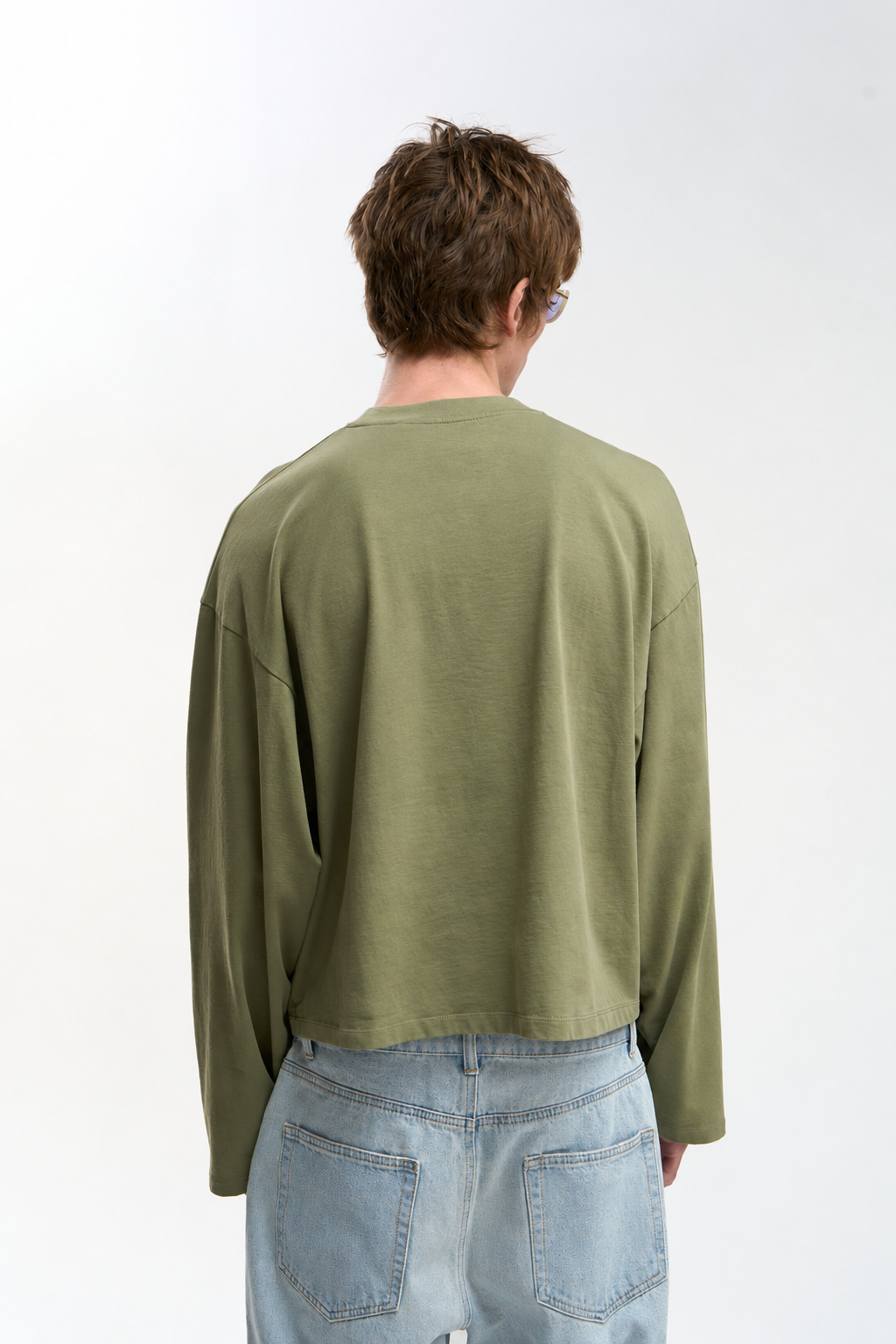 Green Long Sleeve Top