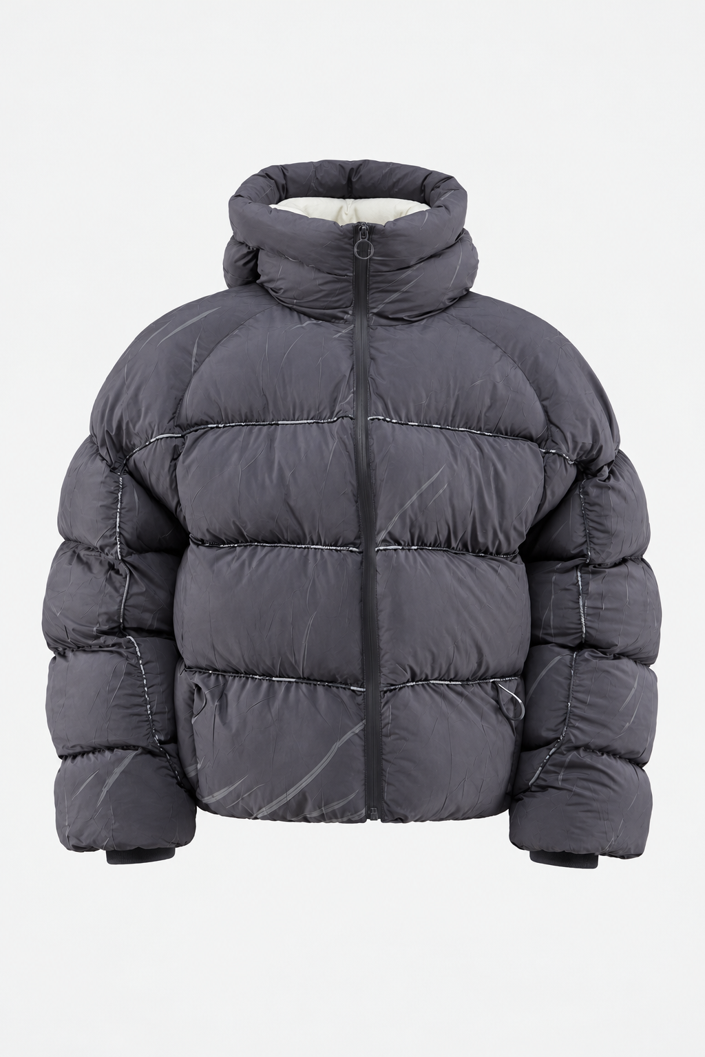 Dark Grey Puffer Jacket