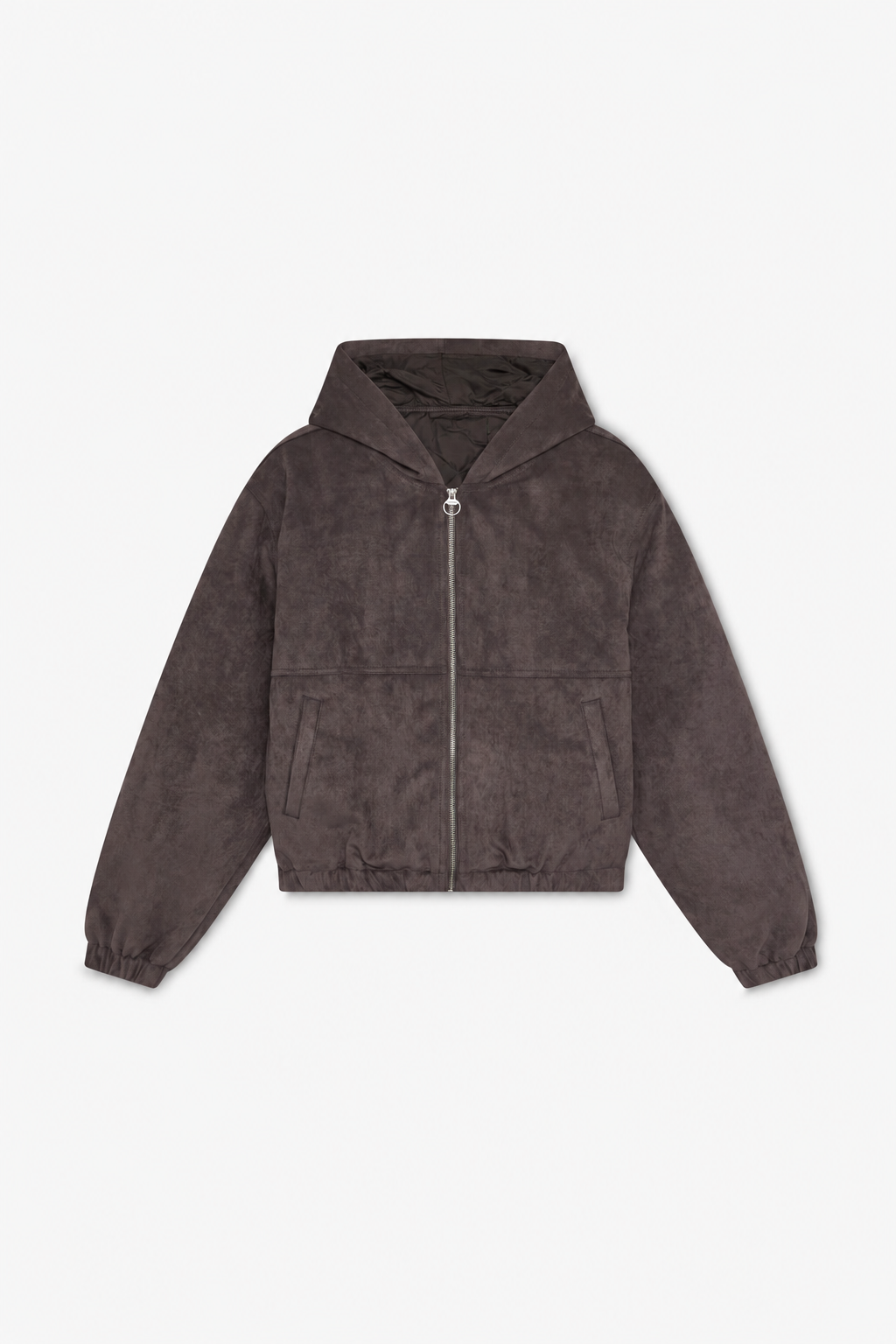 Dark Brown Hooded Jacket
