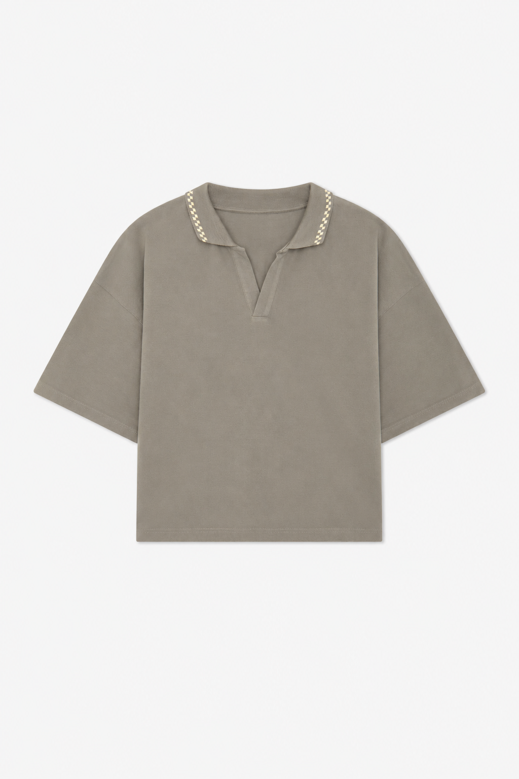 Khaki Short-Sleeve Polo