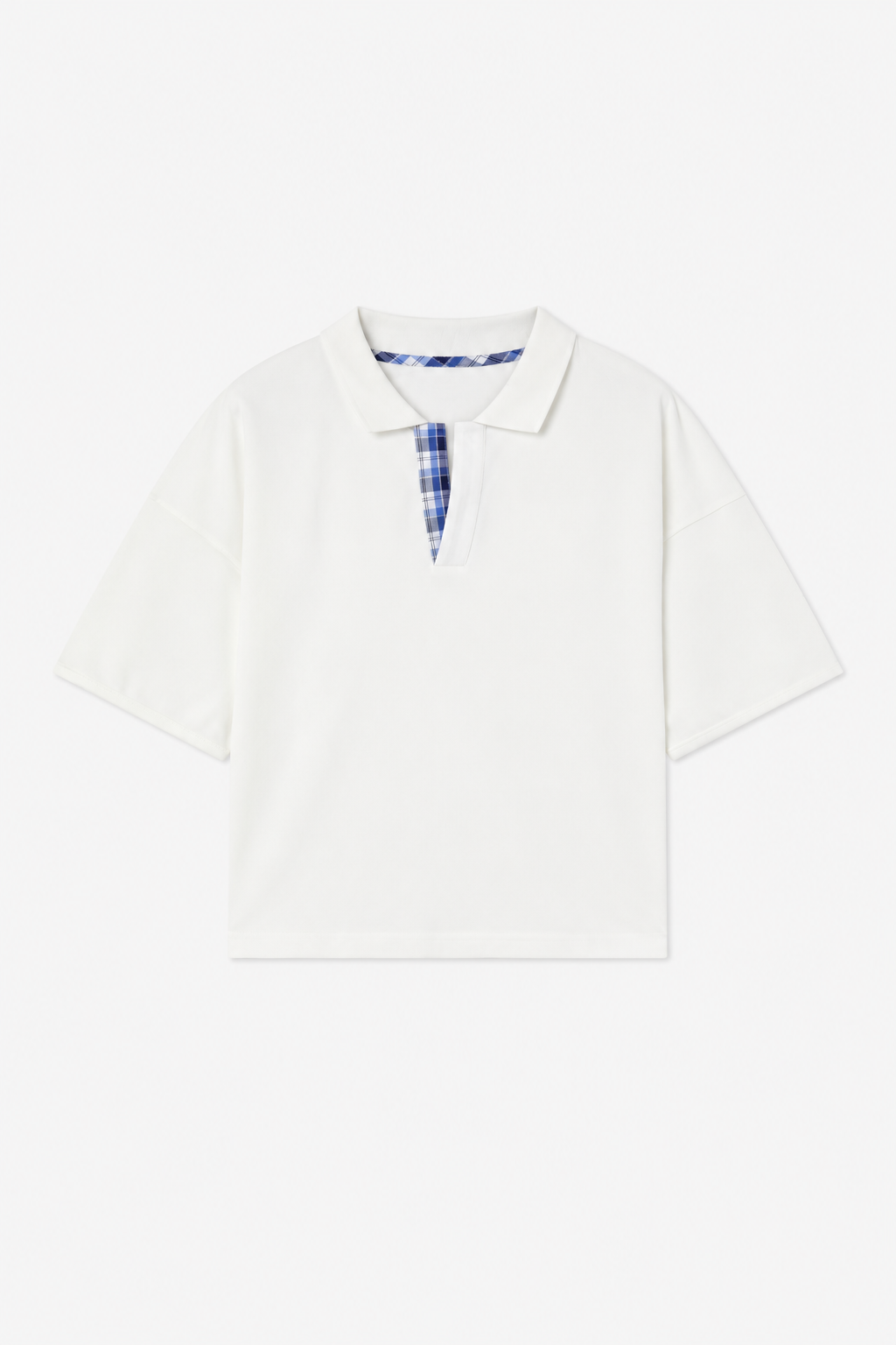 White Short-Sleeve Polo