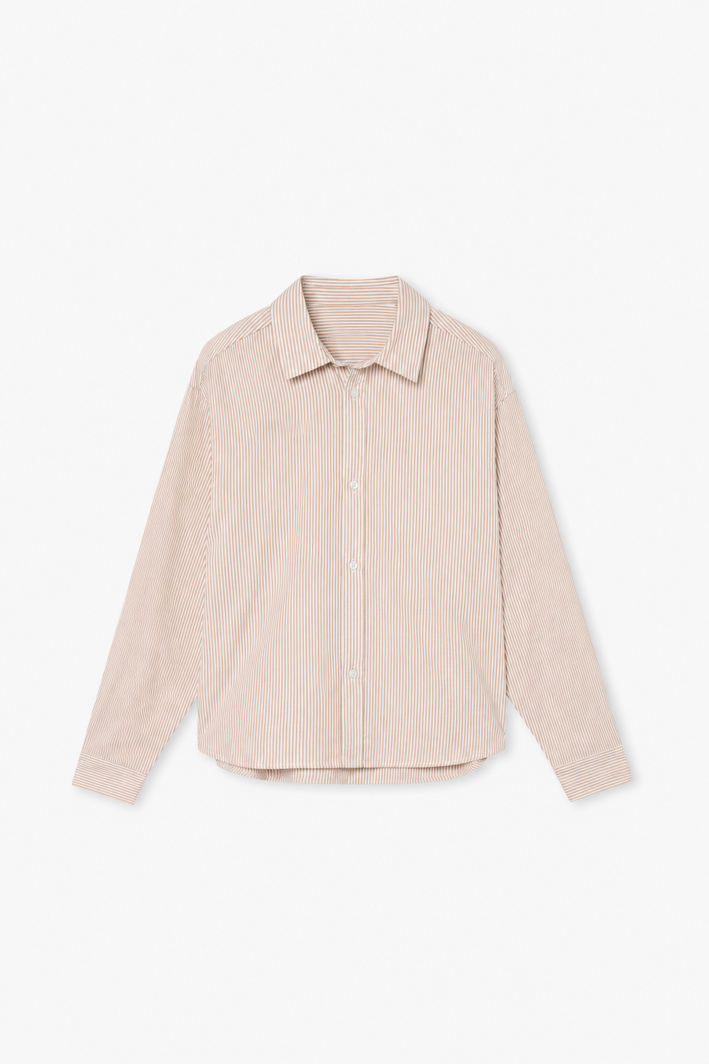 Beige Striped Shirt