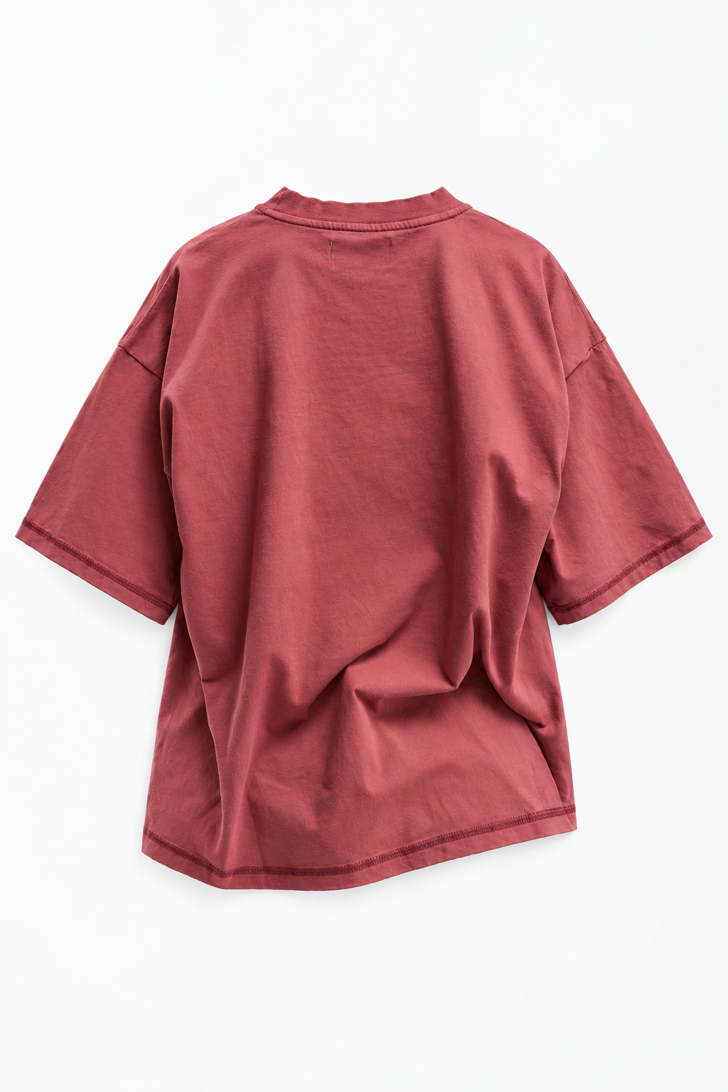 Burgundy Boxy T-Shirt