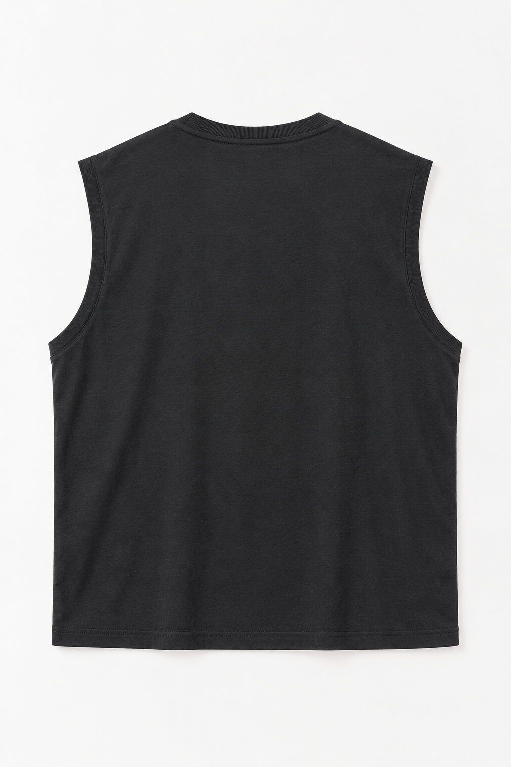 Charcoal Sleeveless T-Shirt
