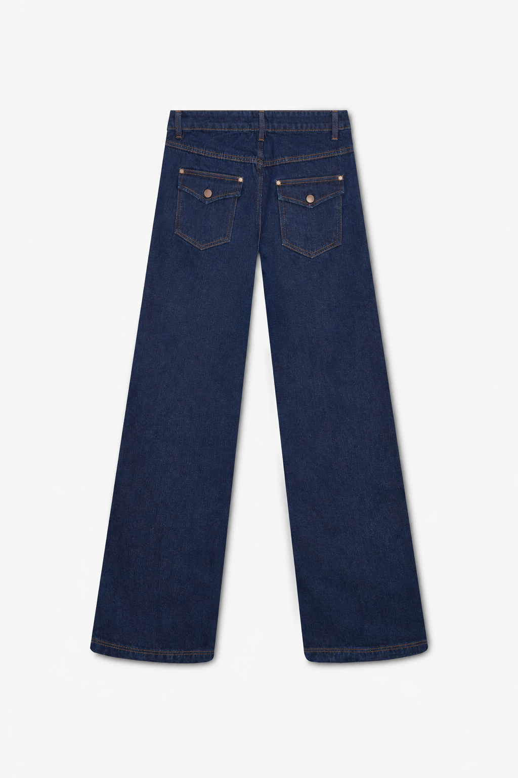 Dark Blue Flared Jeans