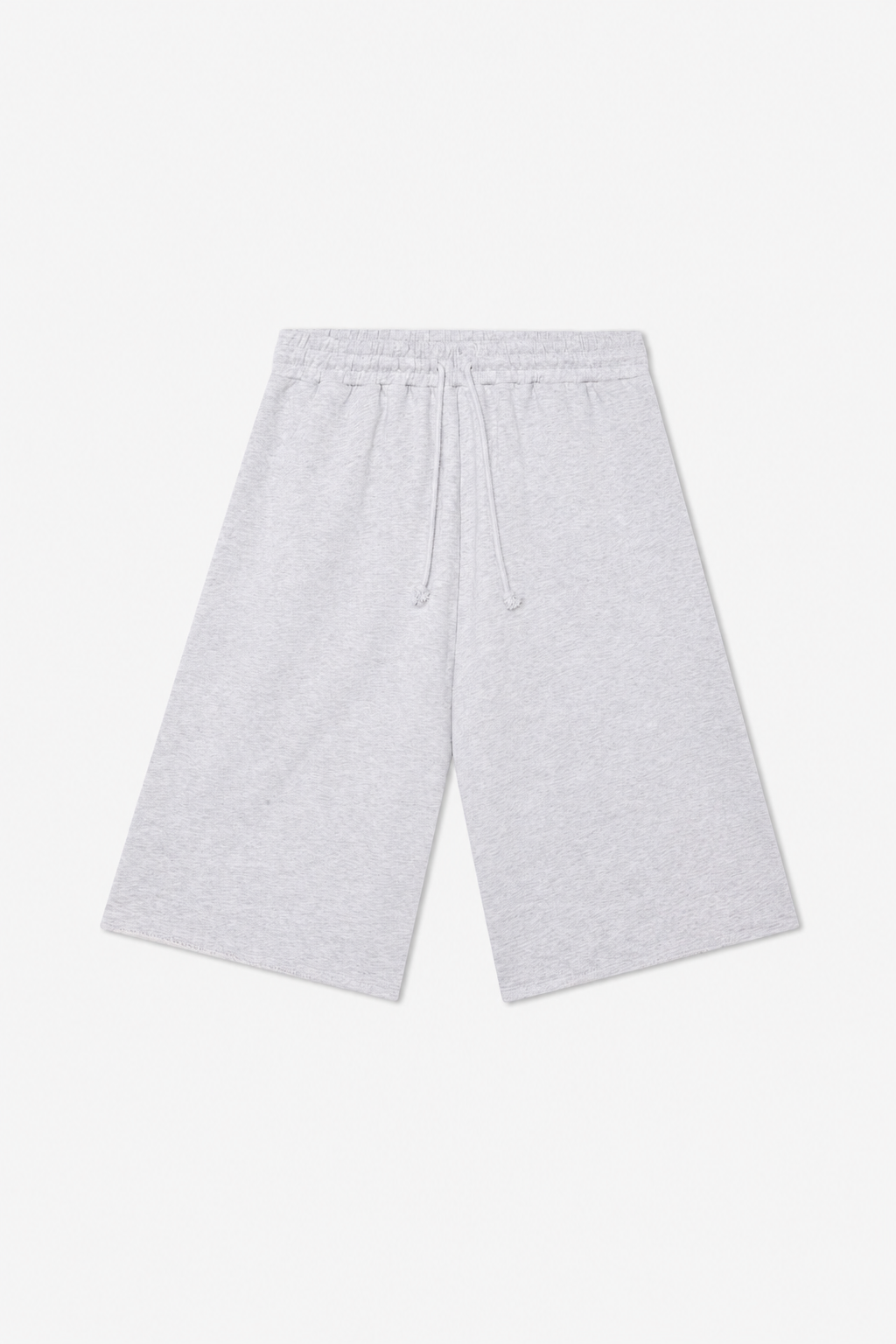 Grey Melange Bermuda Shorts