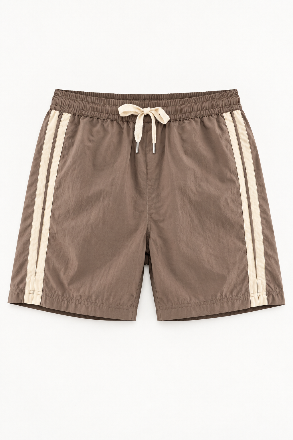 Brown Drawstring Shorts