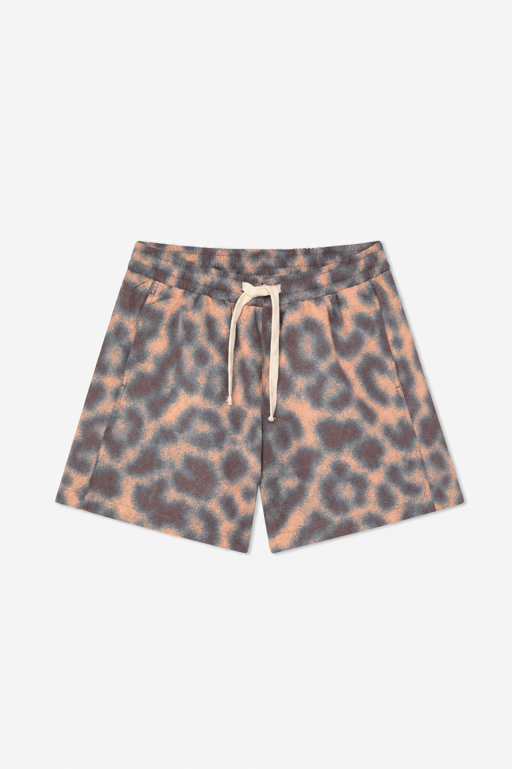 Brown Leopard Swim Shorts