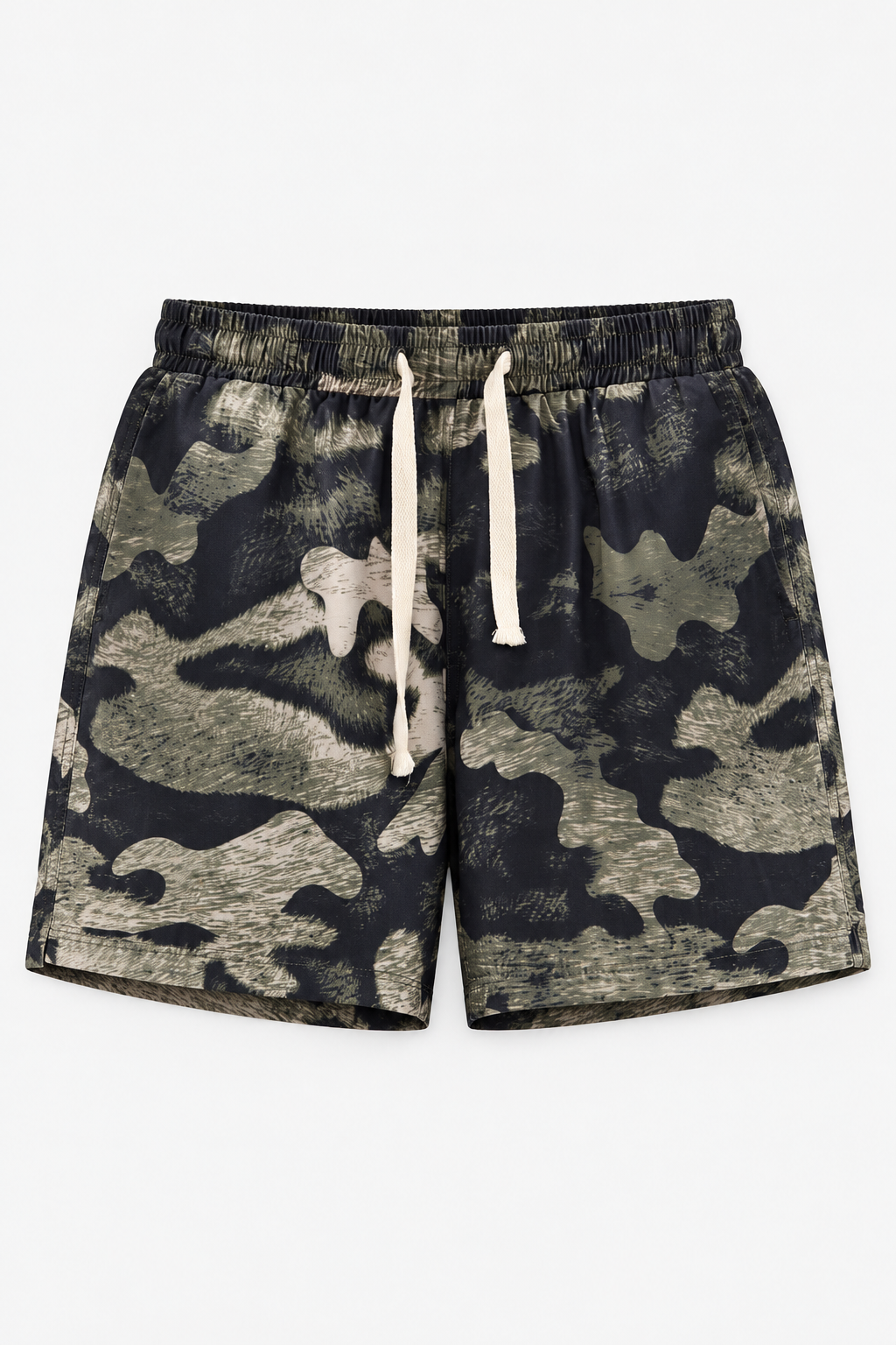 Dark Camo Swim Shorts
