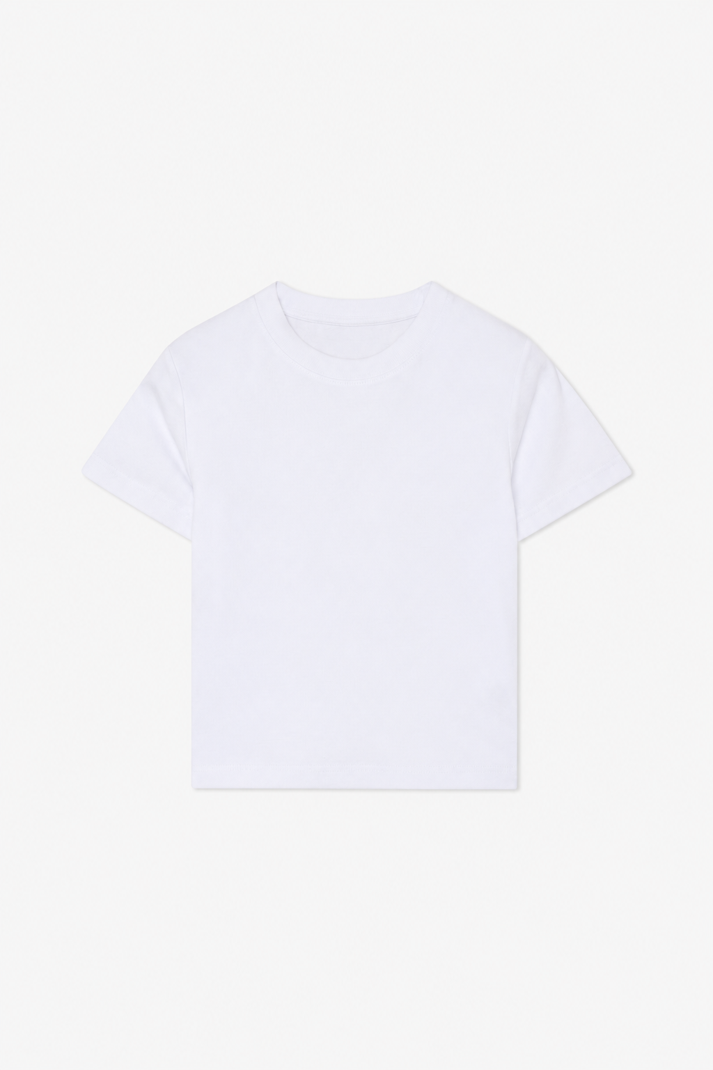 White Fitted T-Shirt
