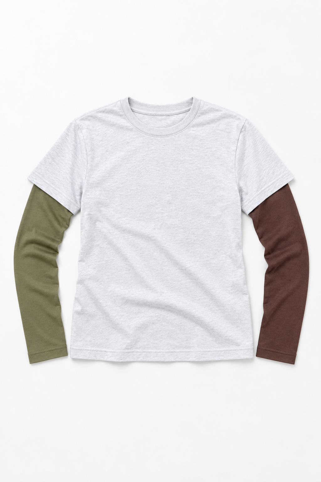 Grey Long Sleeve Top