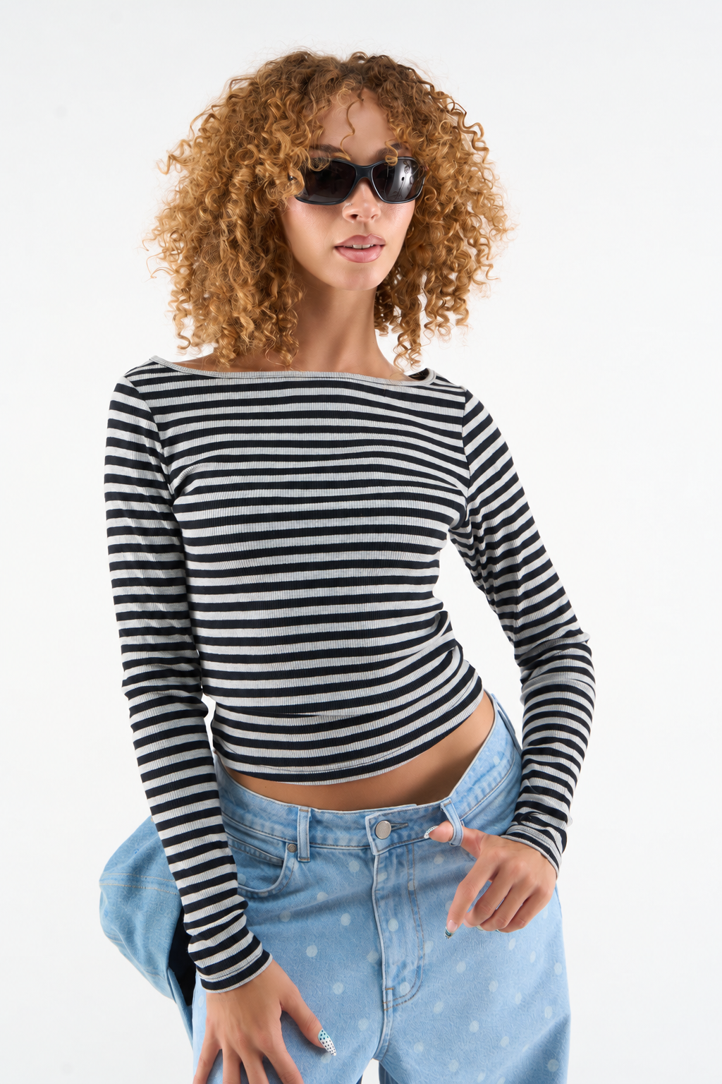 Black Long Sleeve Top