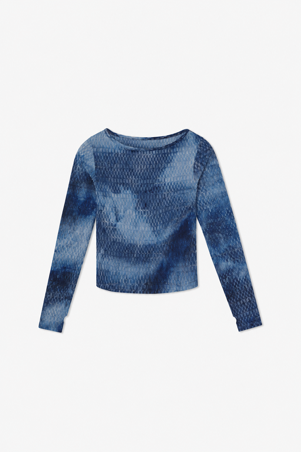 Blue Long Sleeve Top