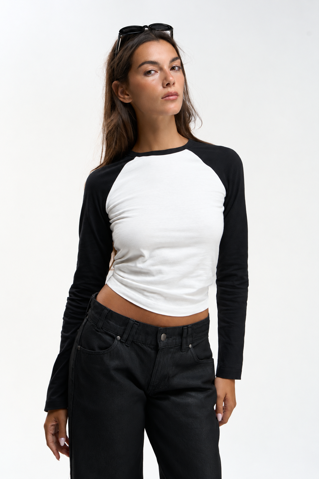 Black Long Sleeve Top