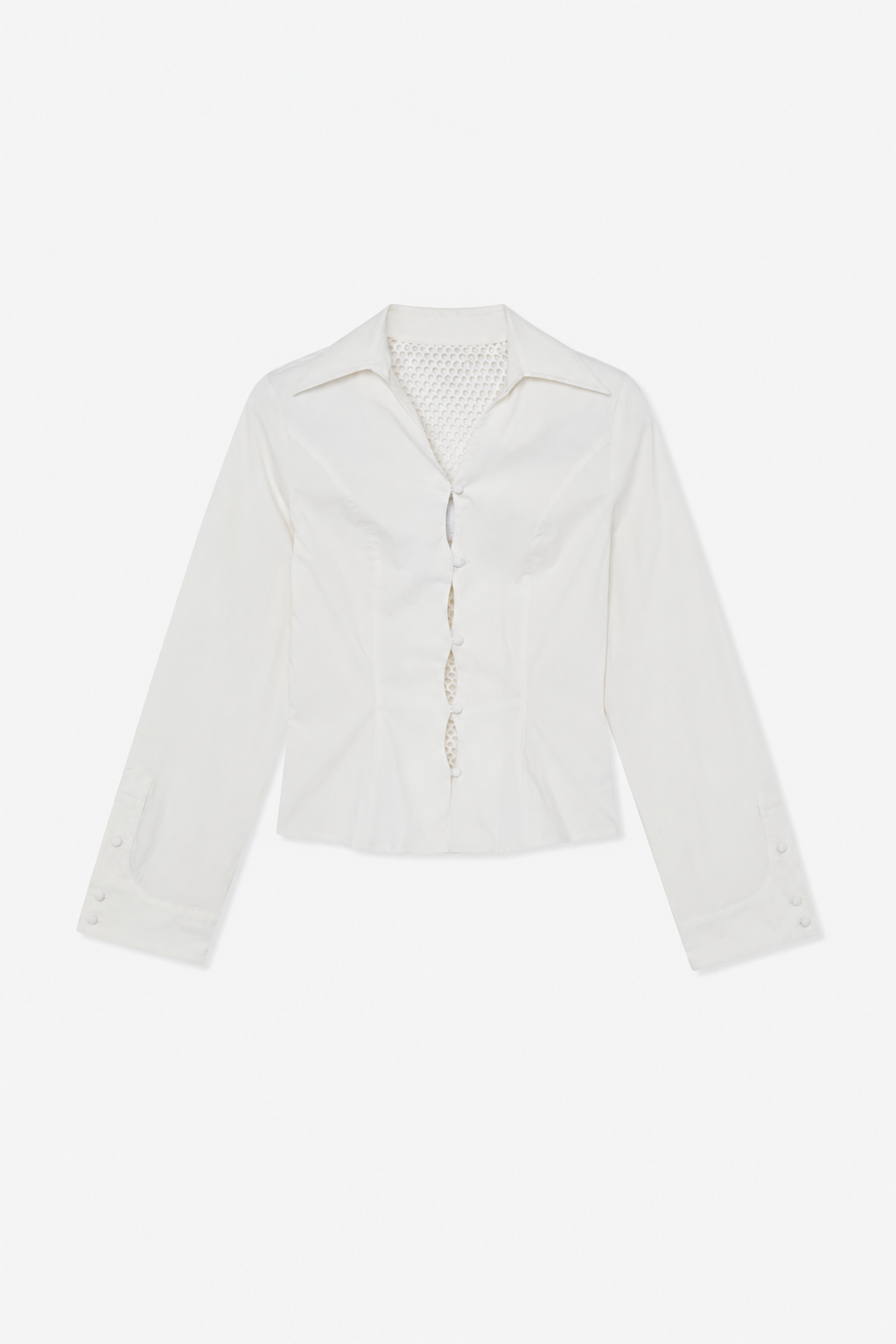 White Fitted Shirt